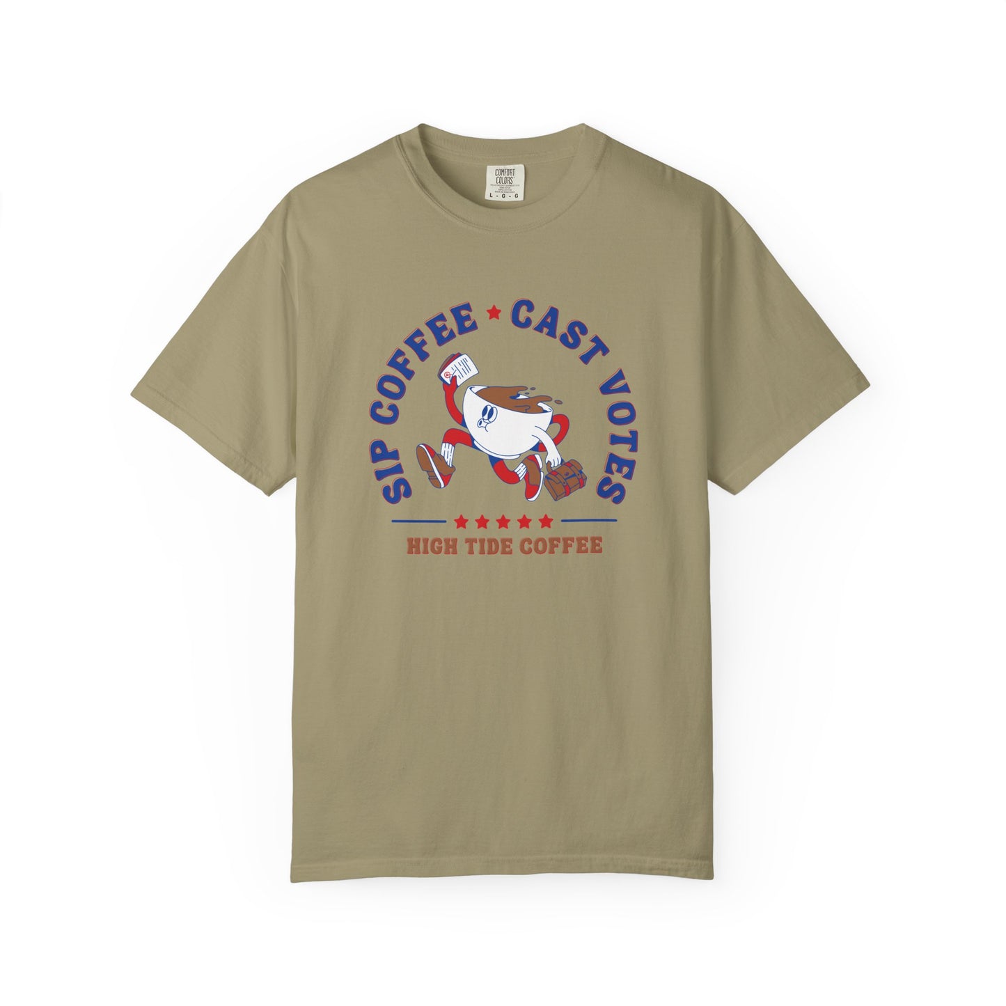 Vote & Coffee Unisex Heavy Weight T-Shirt