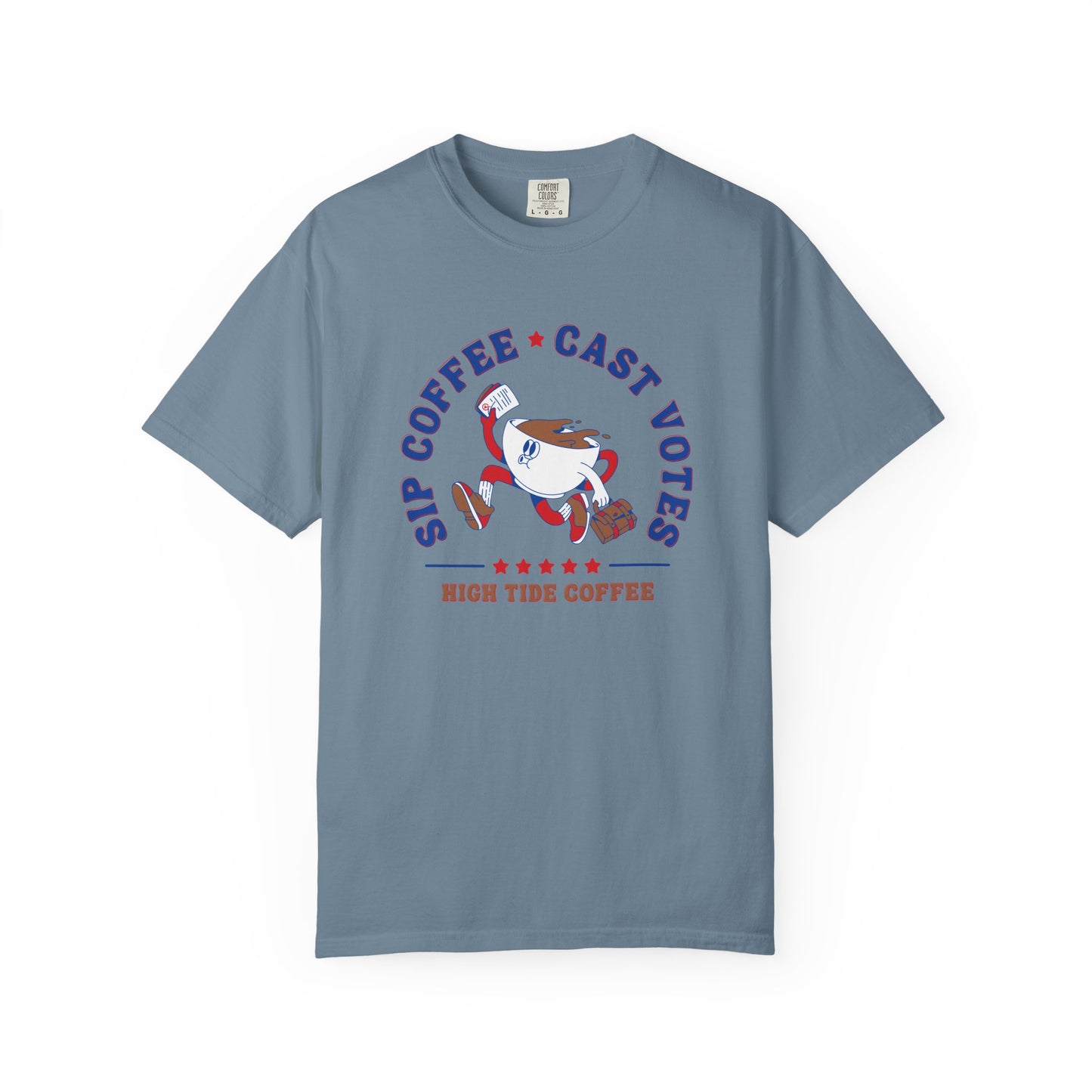 Vote & Coffee Unisex Heavy Weight T-Shirt