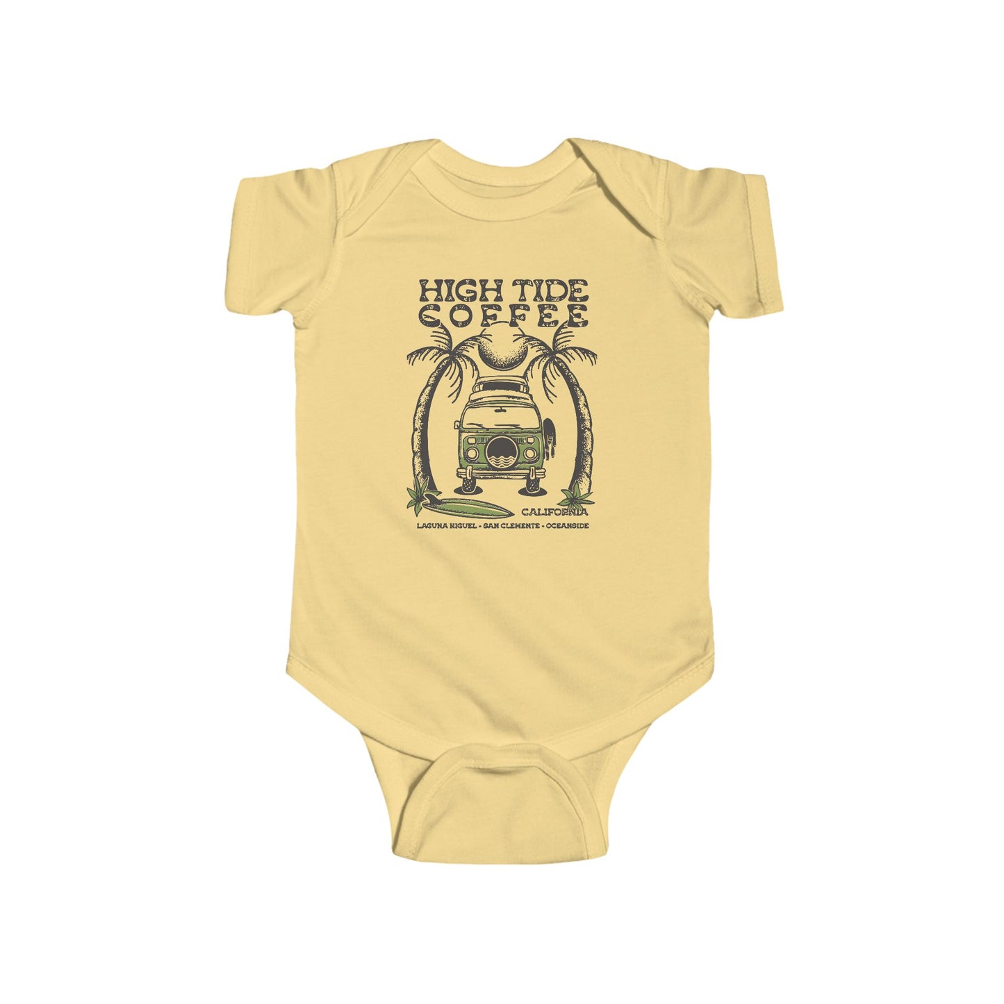 High Tide Coffee Vintage VW Bus Baby Onesie