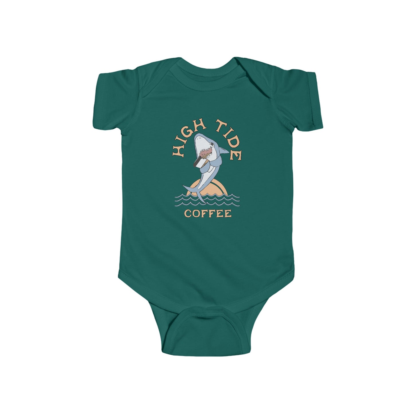 Infant Fine Jersey Bodysuit Shark