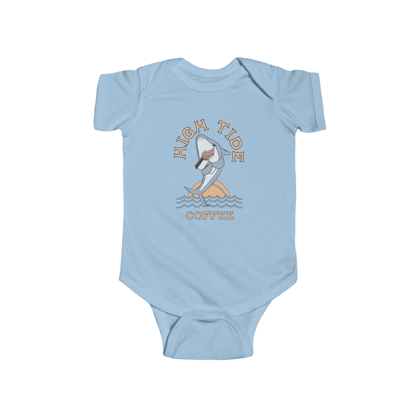Infant Fine Jersey Bodysuit Shark
