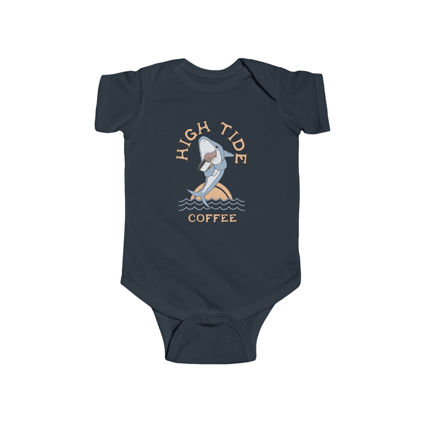 Infant Fine Jersey Bodysuit Shark