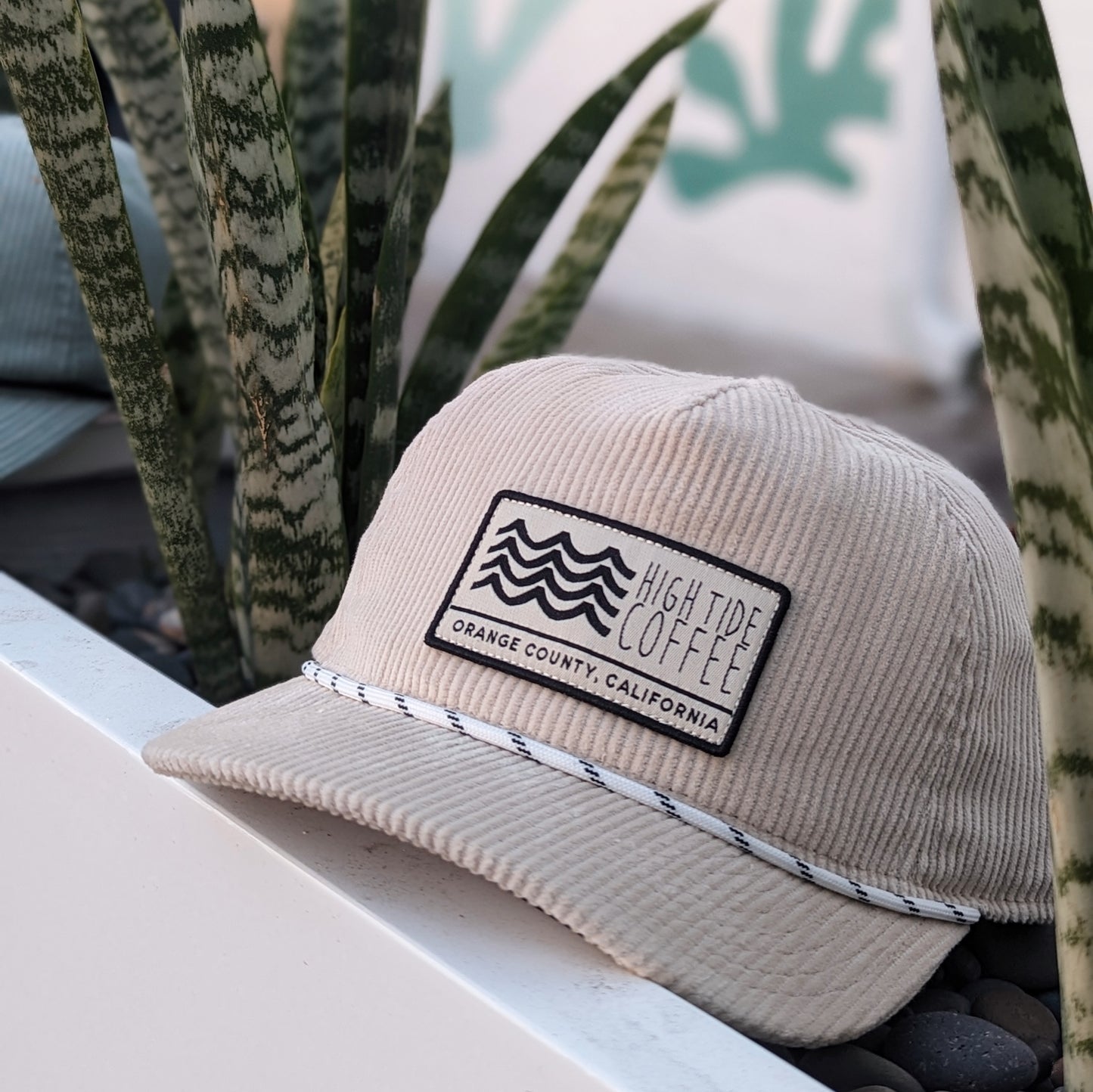 high tide corduroy snapback hat