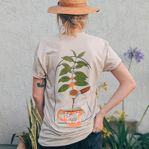 coffee plant adult shirt