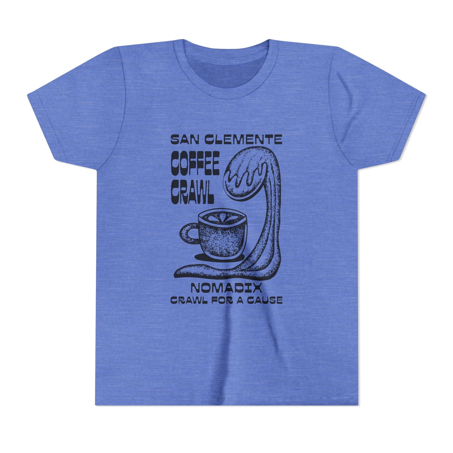 San Clemente Coffee Crawl Youth Tee Shirt