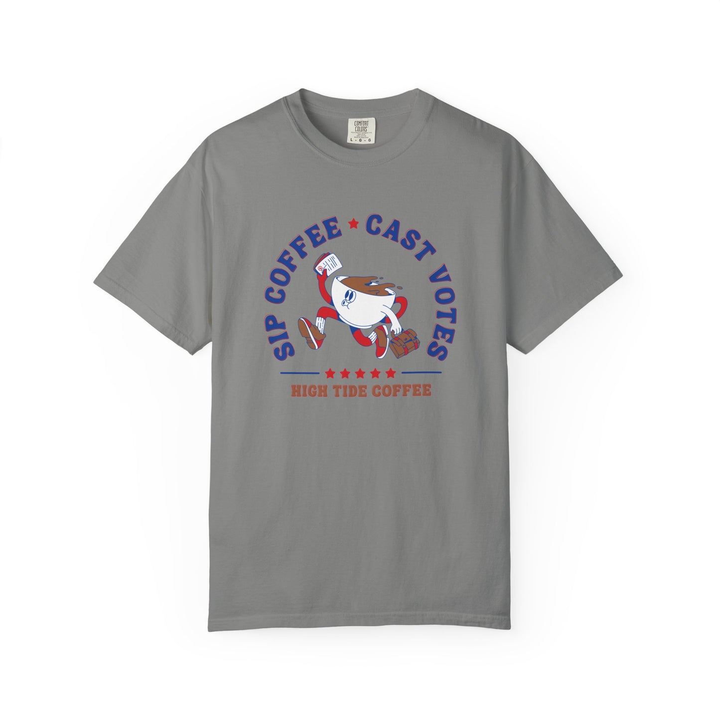 Vote & Coffee Unisex Heavy Weight T-Shirt
