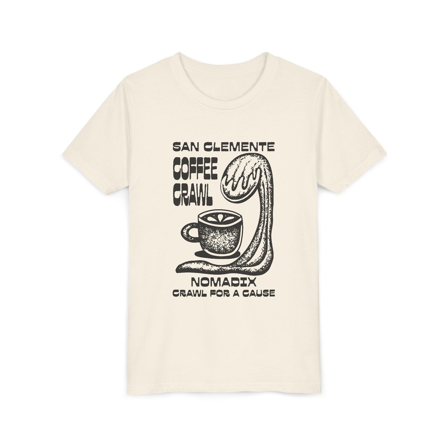 San Clemente Coffee Crawl Youth Tee Shirt