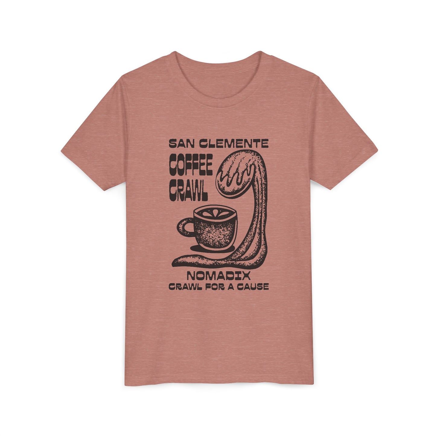 San Clemente Coffee Crawl Youth Tee Shirt