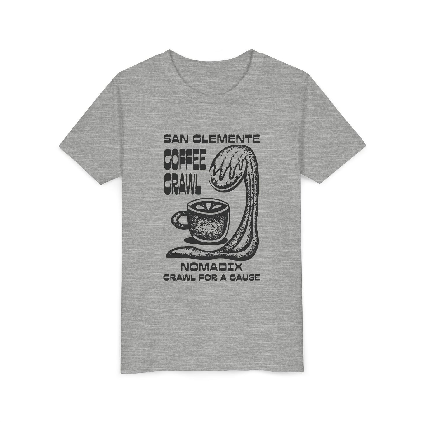 San Clemente Coffee Crawl Youth Tee Shirt