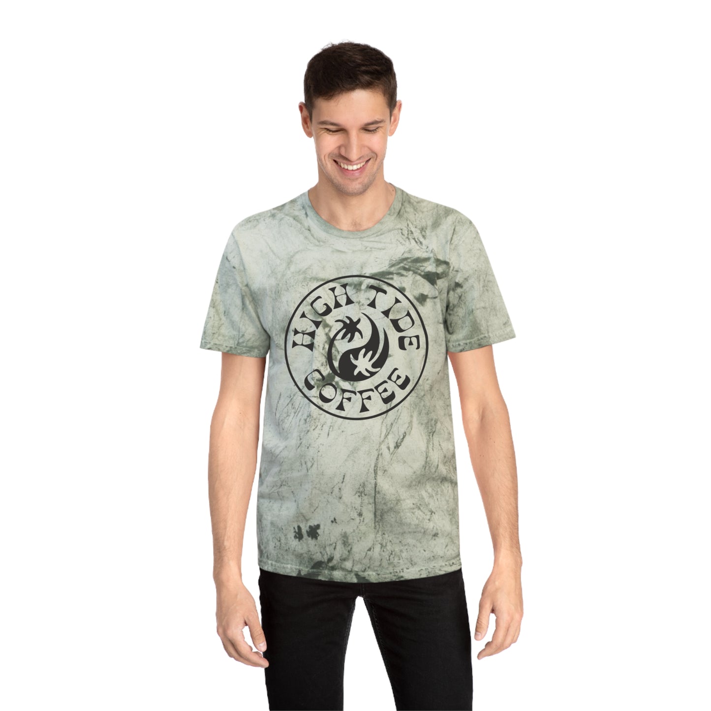 High Tide Coffee Tie-Dye T-Shirt