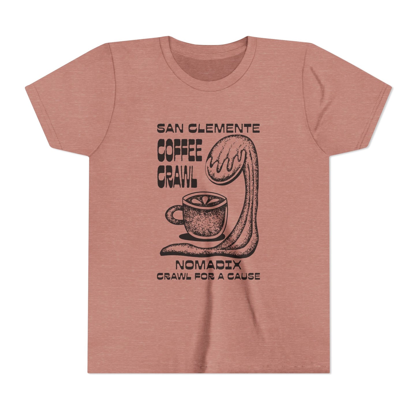 San Clemente Coffee Crawl Youth Tee Shirt