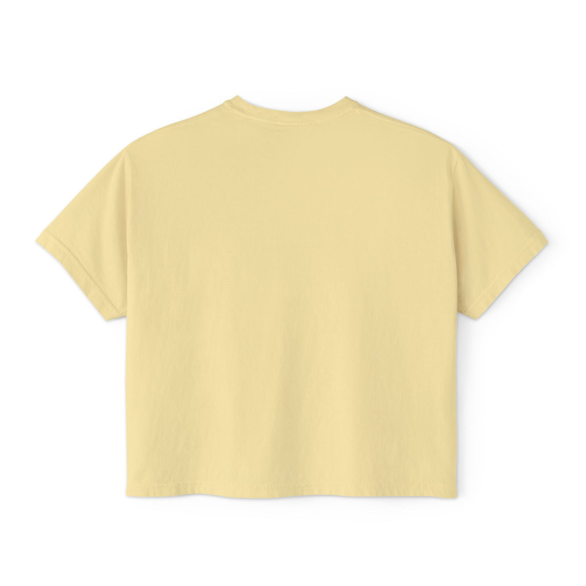 Women's Boxy Tee — Coastal Surf Palm Graphic Cropped T-Shirt