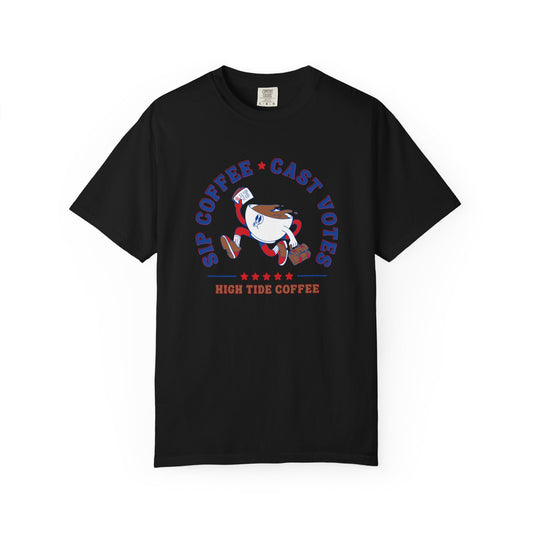 Vote & Coffee Unisex Heavy Weight T-Shirt