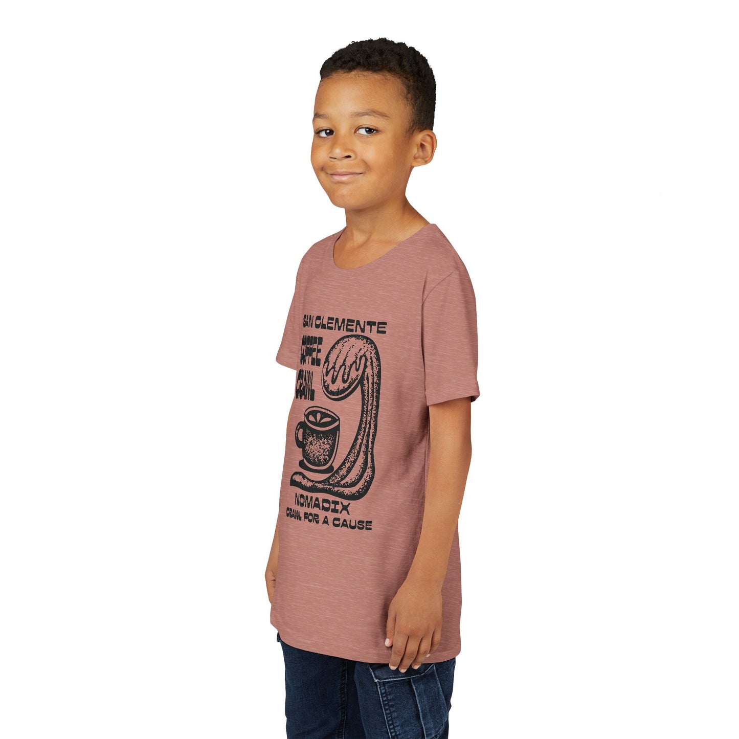 San Clemente Coffee Crawl Youth Tee Shirt