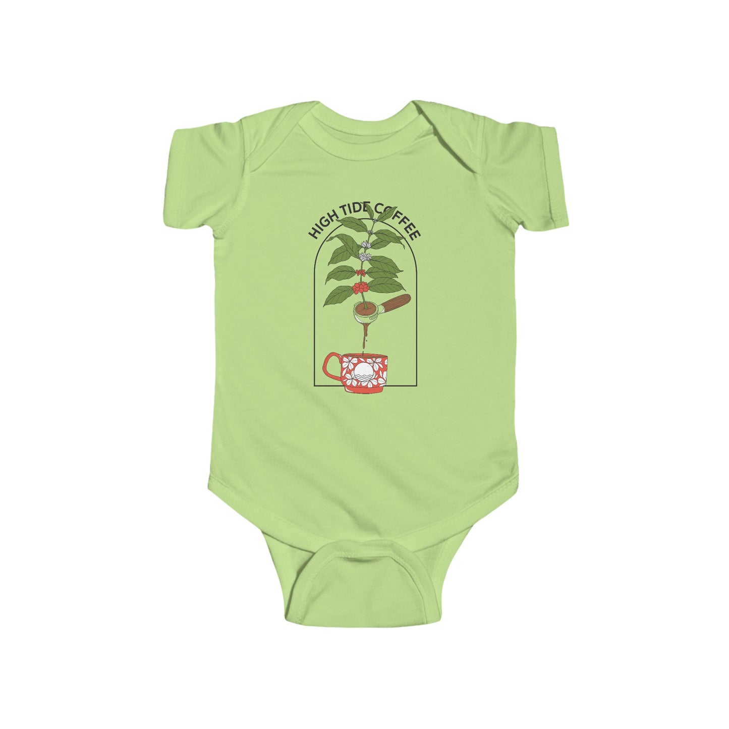 Coffee Plant Infant Fine Jersey Bodysuit