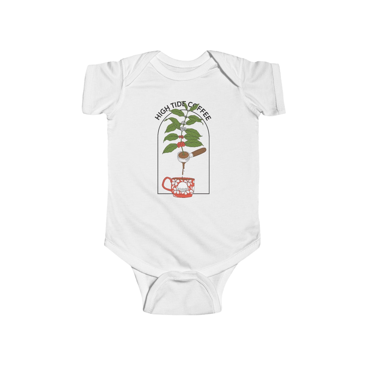 Coffee Plant Infant Fine Jersey Bodysuit