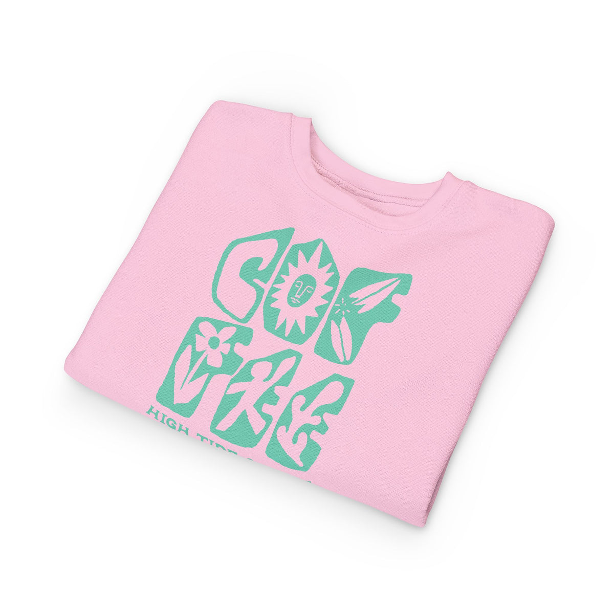 Good Vibes High Tide Coffee Toddler Sweatshirt
