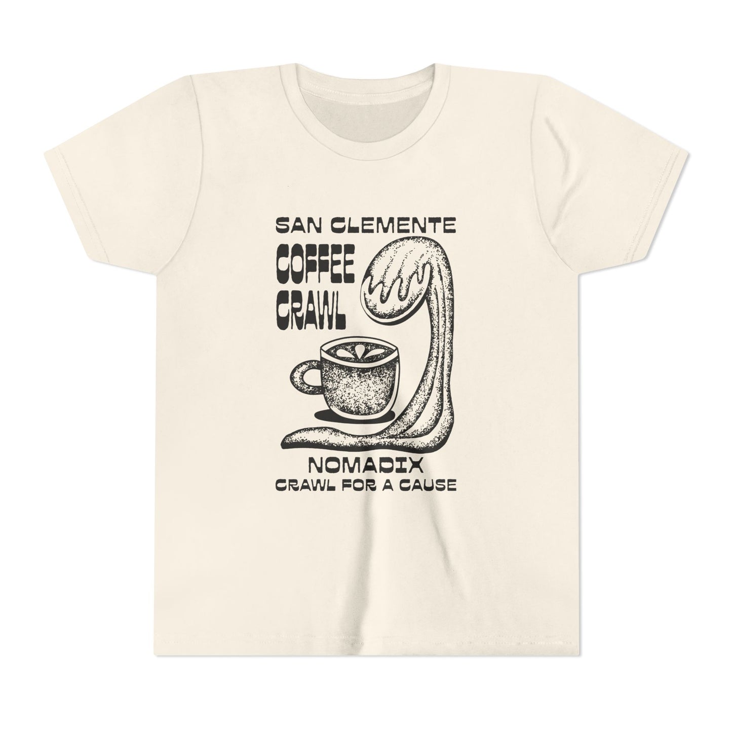San Clemente Coffee Crawl Youth Tee Shirt