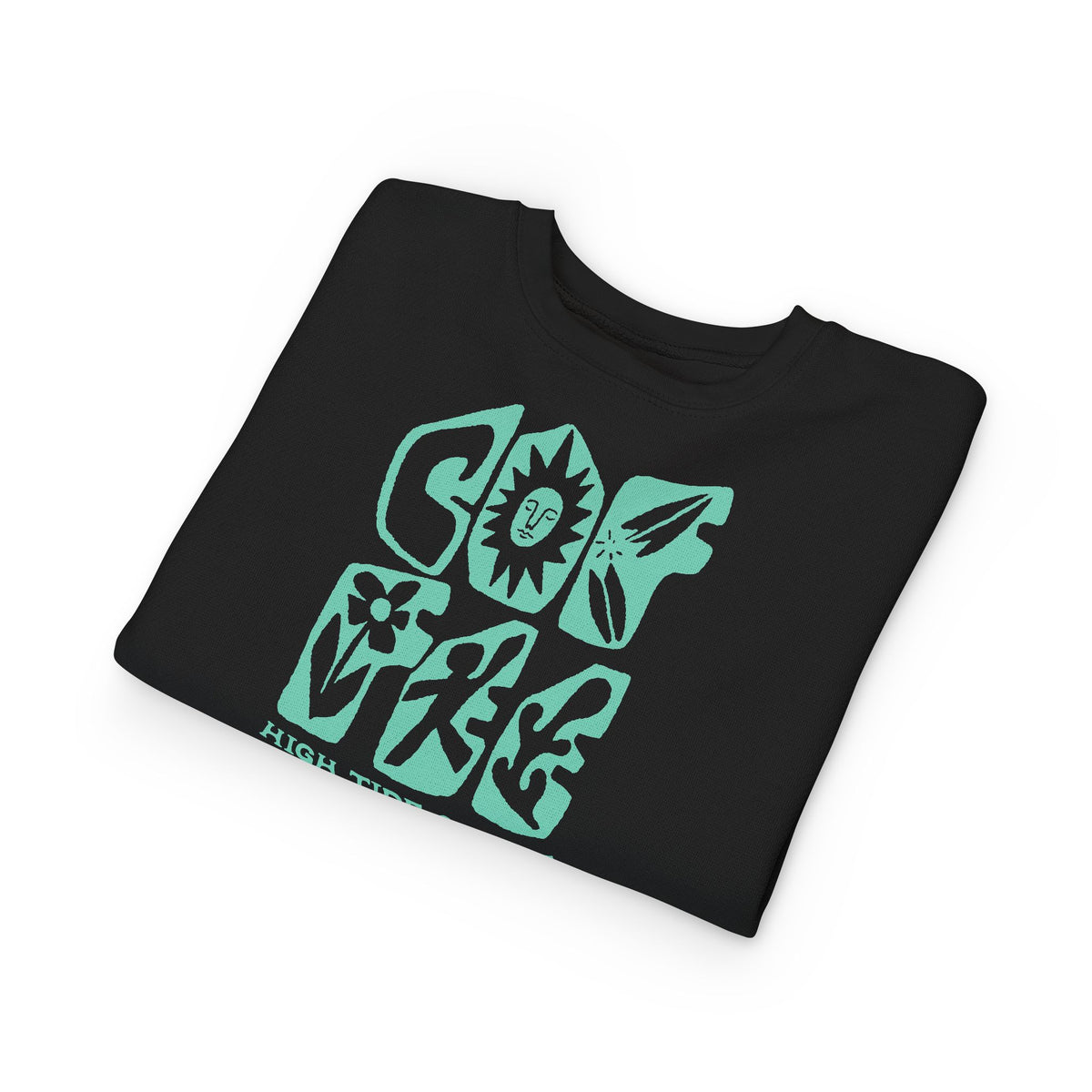 Good Vibes High Tide Coffee Toddler Sweatshirt