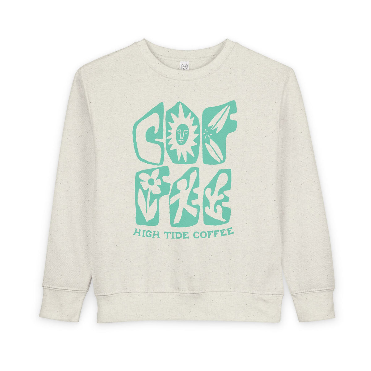 Good Vibes High Tide Coffee Toddler Sweatshirt