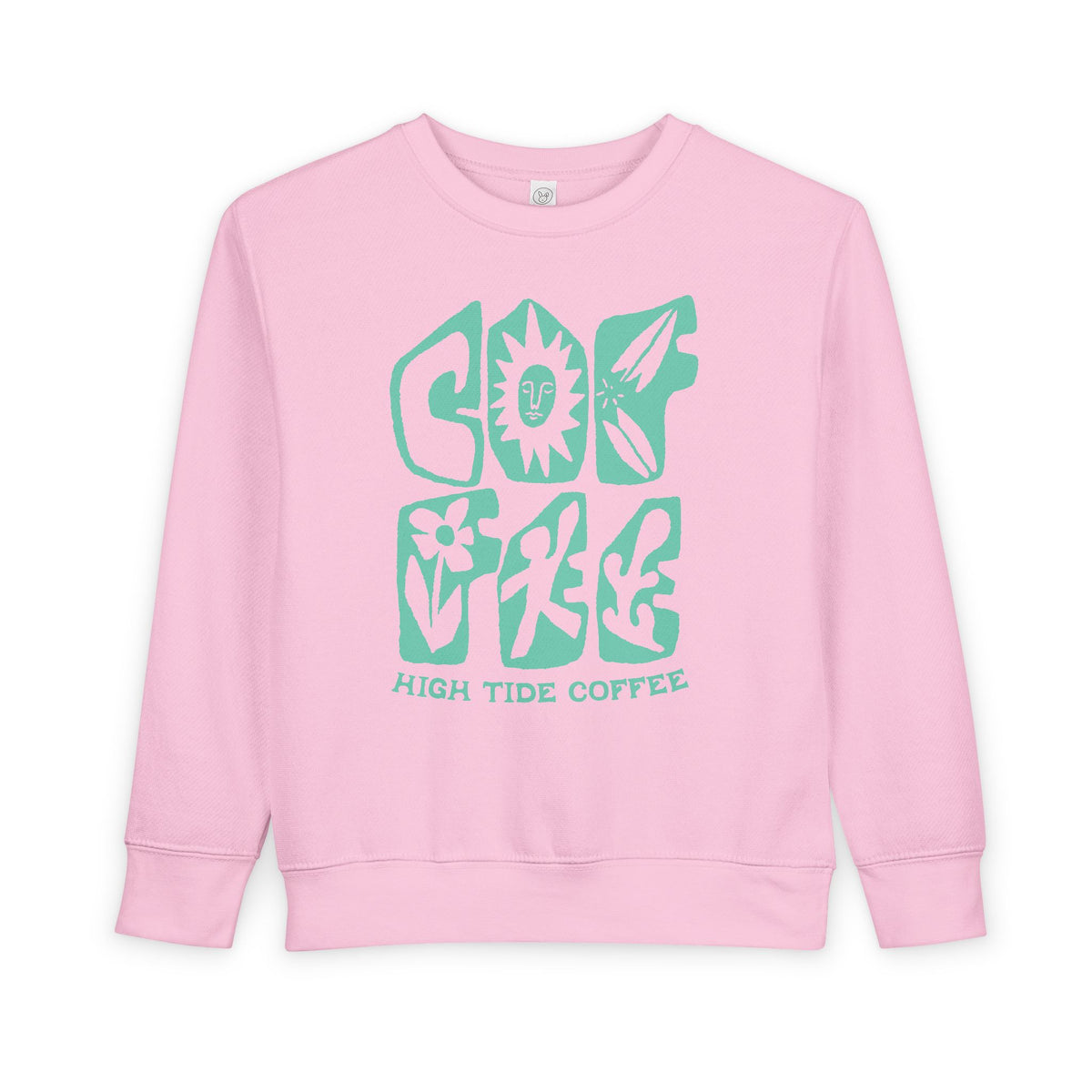 Good Vibes High Tide Coffee Toddler Sweatshirt