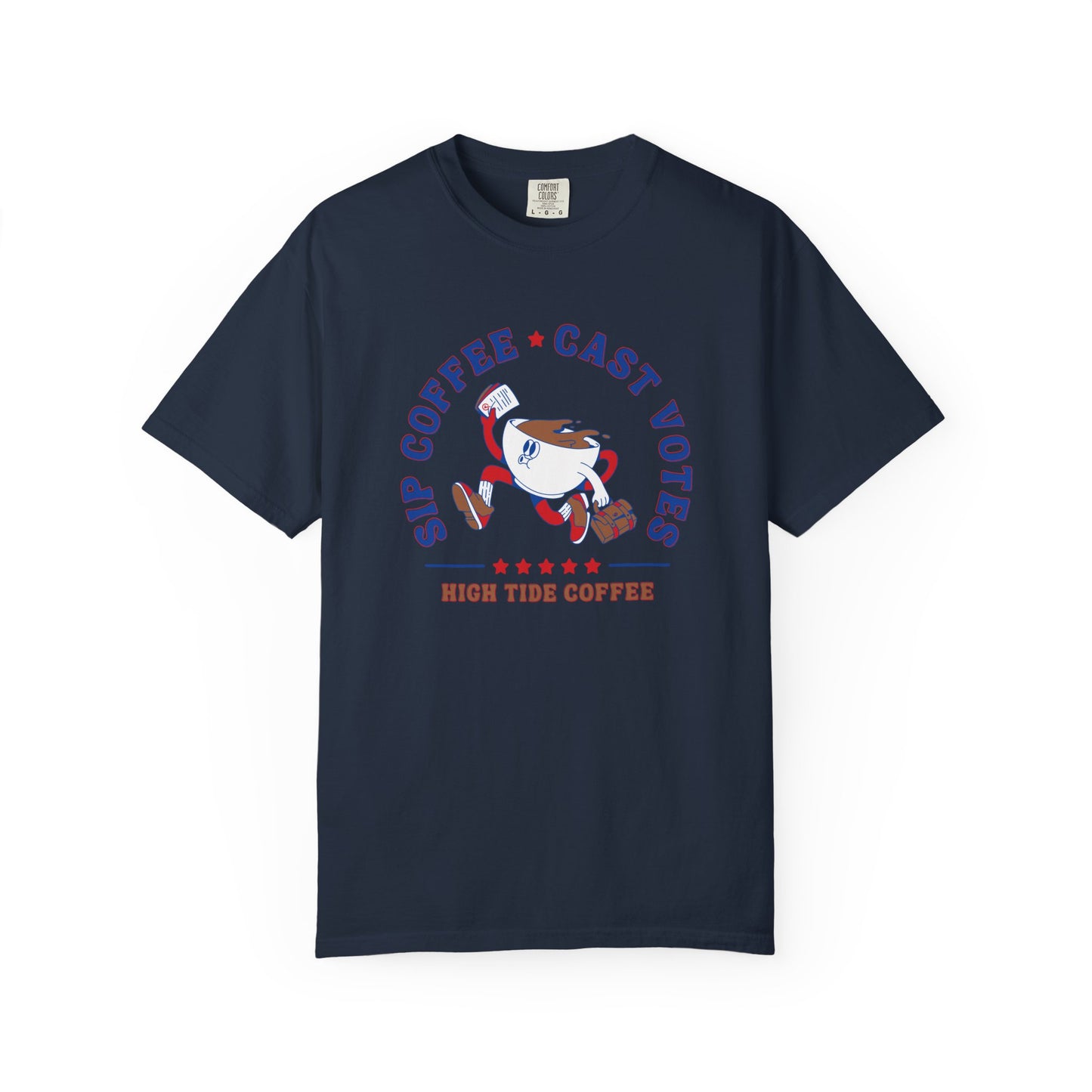 Vote & Coffee Unisex Heavy Weight T-Shirt