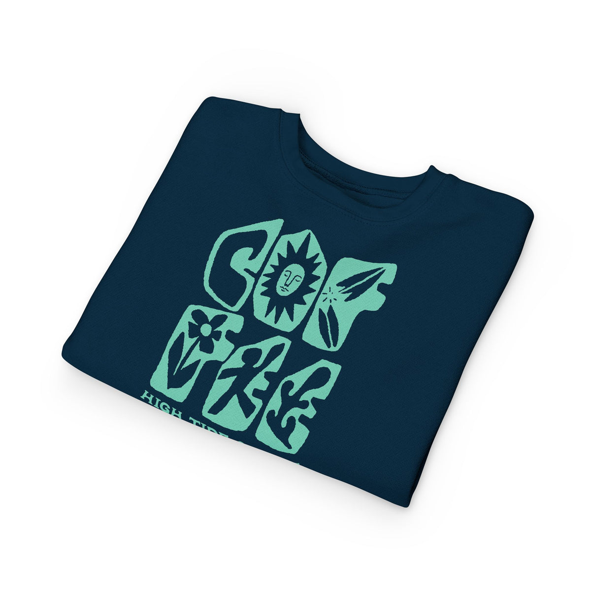 Good Vibes High Tide Coffee Toddler Sweatshirt