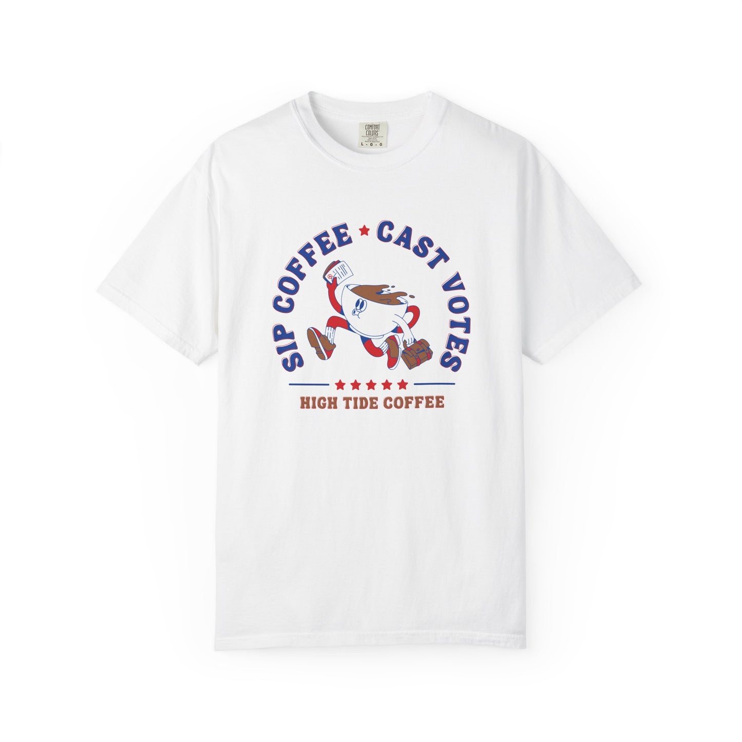 Vote & Coffee Unisex Heavy Weight T-Shirt