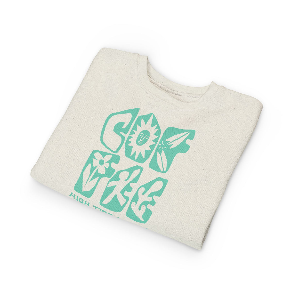 Good Vibes High Tide Coffee Toddler Sweatshirt