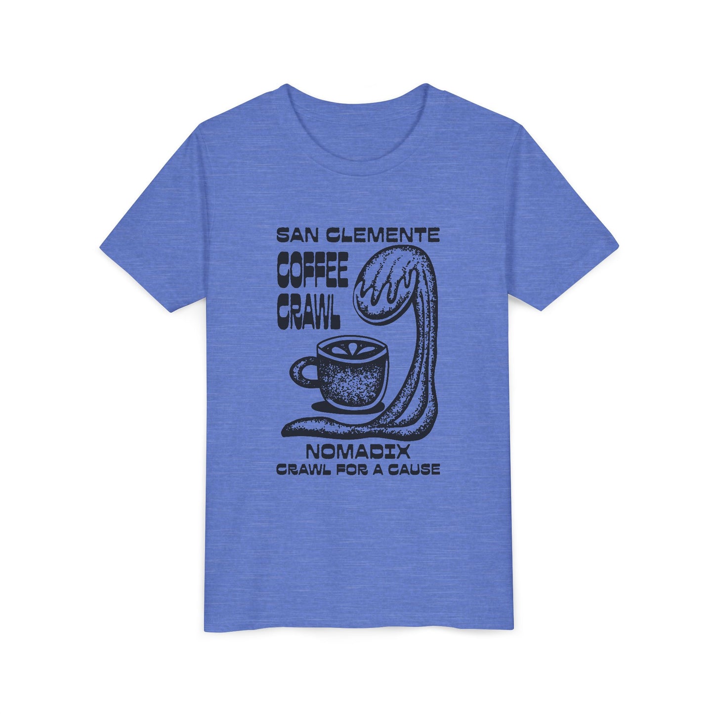 San Clemente Coffee Crawl Youth Tee Shirt