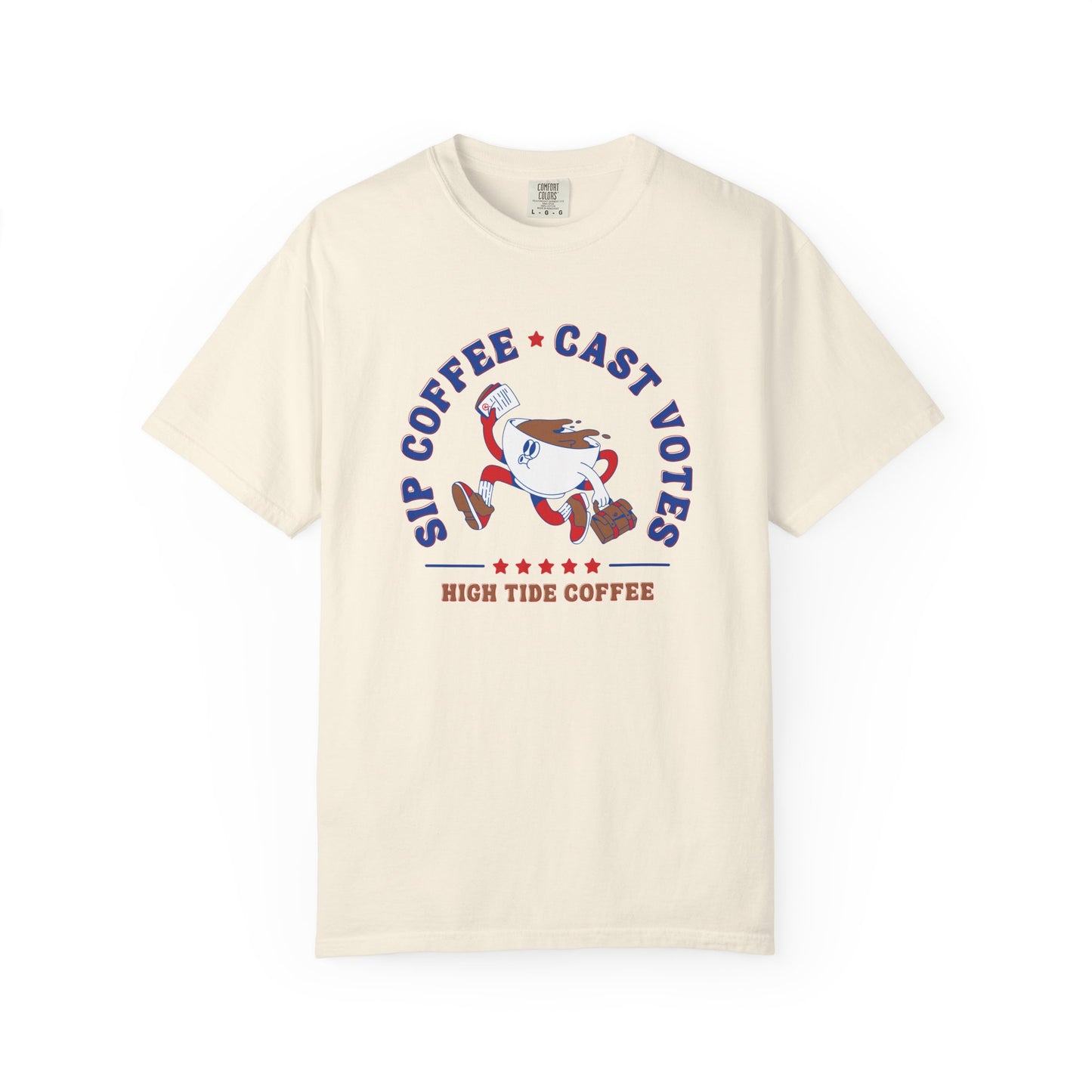 Vote & Coffee Unisex Heavy Weight T-Shirt