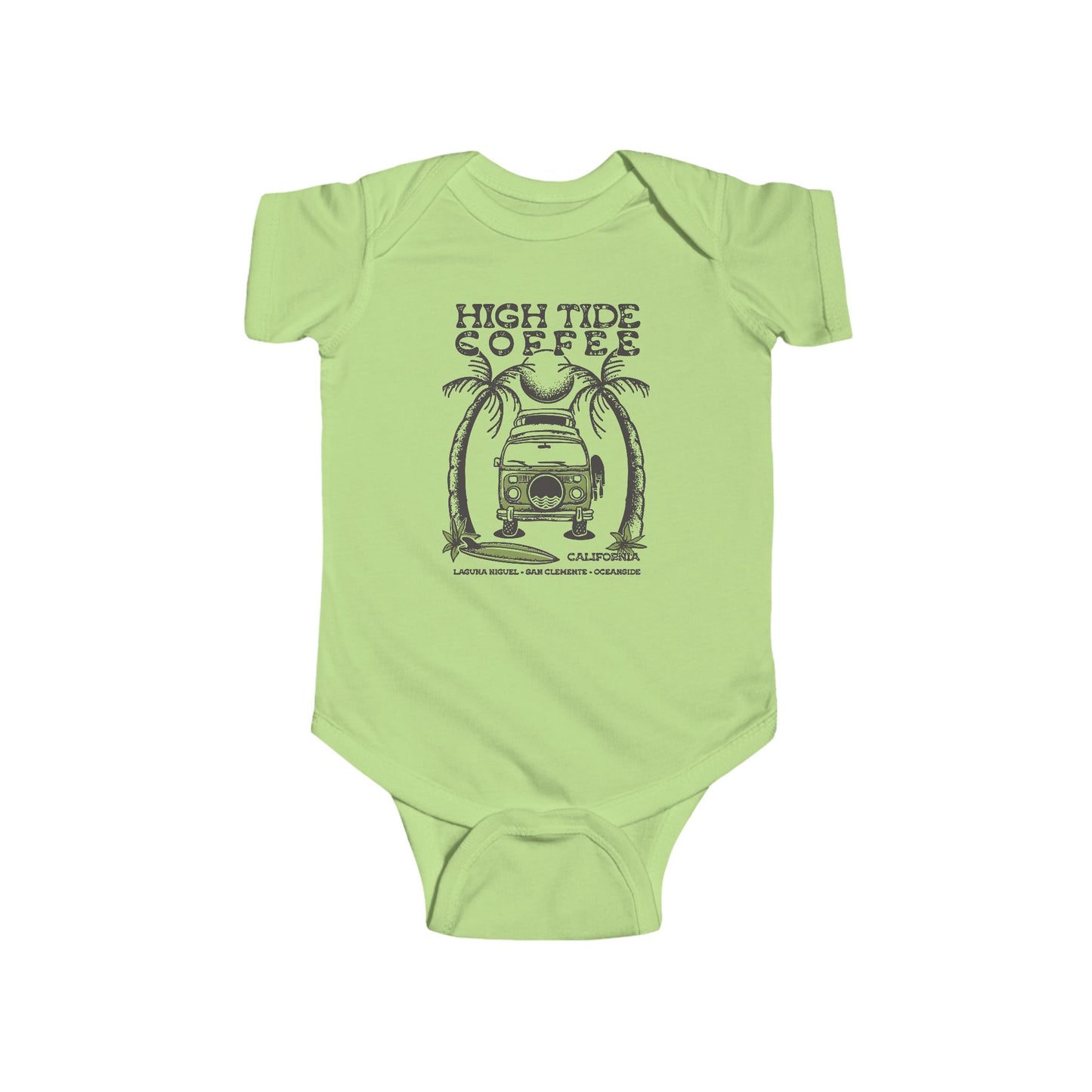High Tide Coffee Vintage VW Bus Baby Onesie