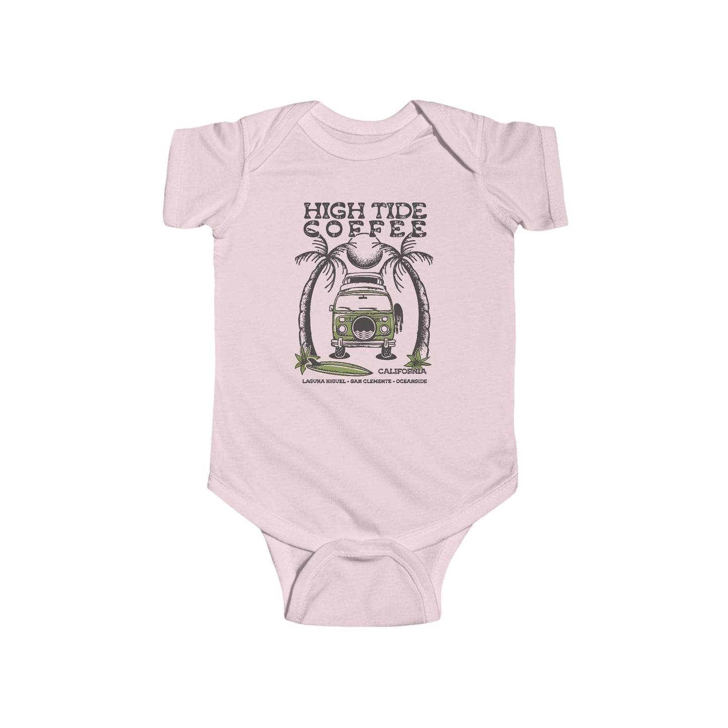 High Tide Coffee Vintage VW Bus Baby Onesie