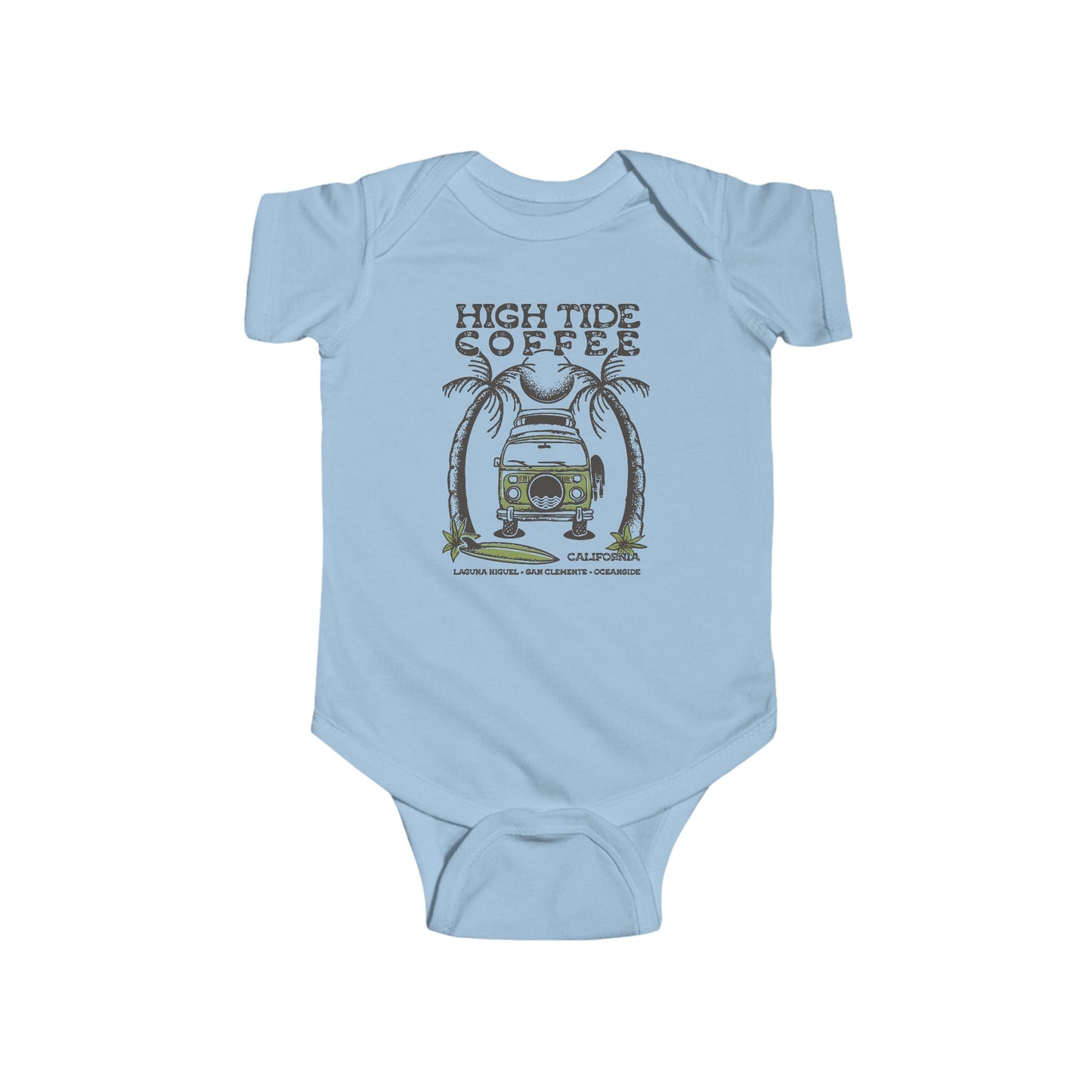 High Tide Coffee Vintage VW Bus Baby Onesie