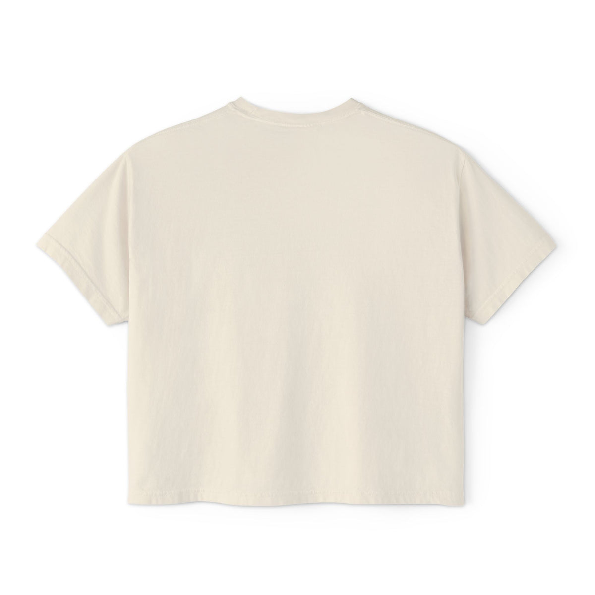 Women's Boxy Tee — Coastal Surf Palm Graphic Cropped T-Shirt