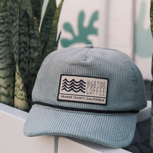 high tide corduroy snapback hat