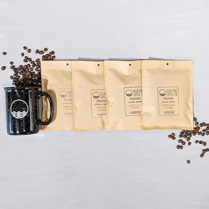 coffee sampler with mug