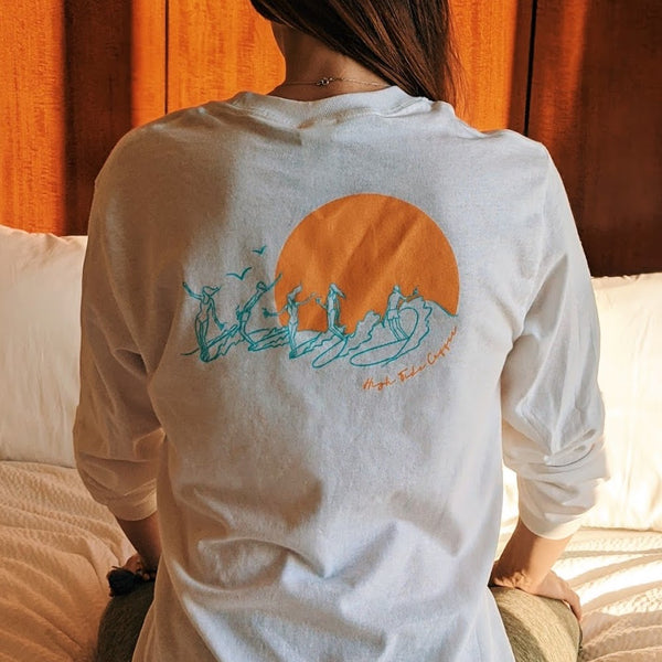party wave long sleeve t shirt